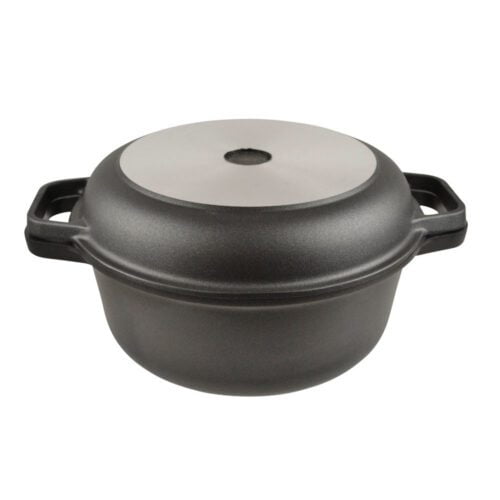 Round Casserole with Skillet Lid