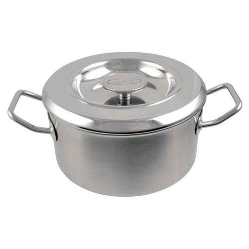 AGA Cookshop Stainless Steel Casserole Dish with Lid