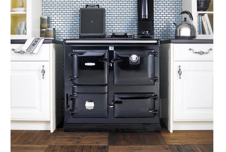 Rayburn 355SFW black combustion stove