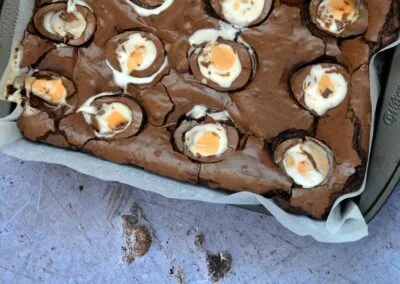 Creme Egg Brownies