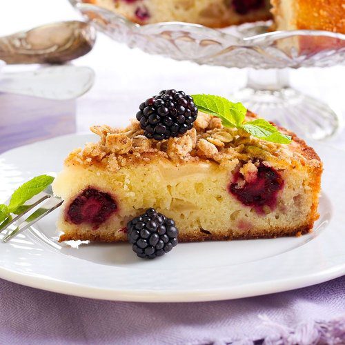 Rayburn Blackberry and Almond Cake