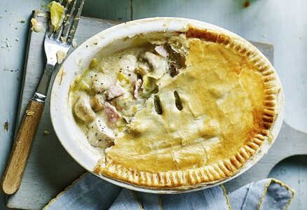 AGA oven recipes Rayburn Chicken and Leek Pie