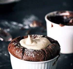 Rayburn Hot Chocolate Soufflés