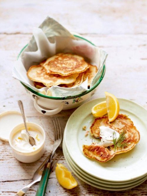 Rayburn Pesto and Smoked Salmon Drop Scones