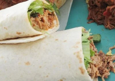 Rayburn Pulled Pork Wraps