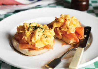 Smoked Salmon Scramble