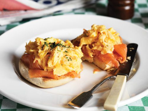 Smoked Salmon Scramble