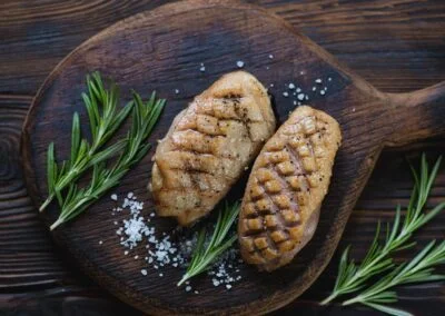 AGA Pan Fried Duck Breast with Red Wine Sauce