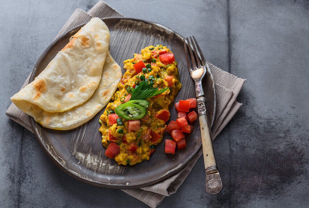 Andrew Ki Bhurji’s Scrambled Eggs – Indian Style