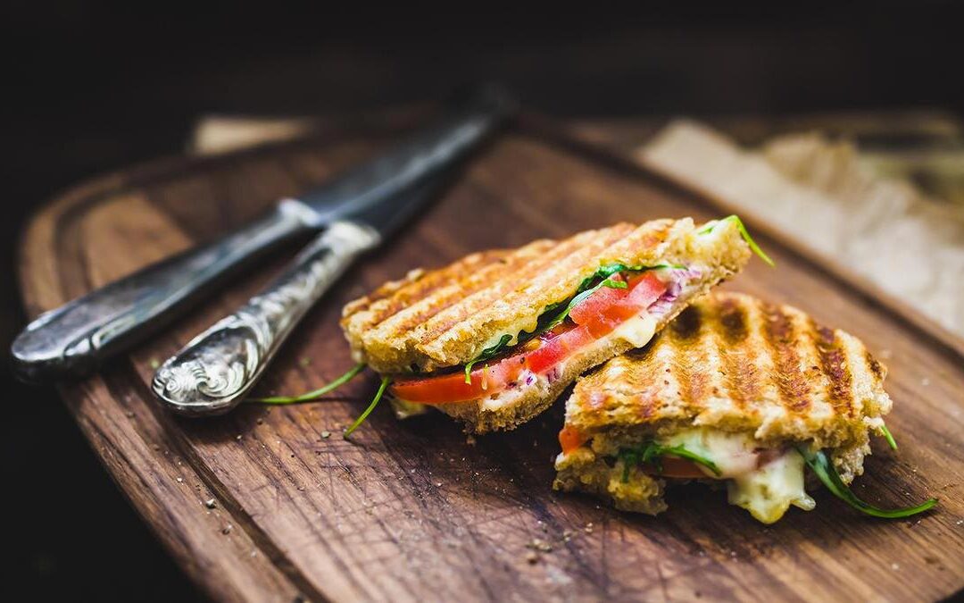 Brie and Tomato Toasted Sandwiches