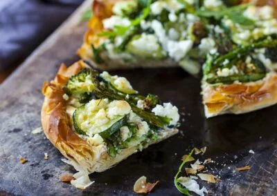 Broccoli and Goats’ Cheese Tart