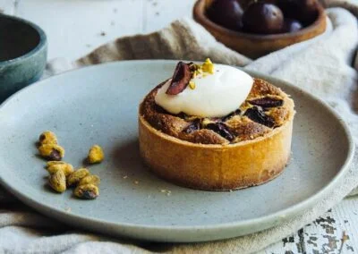 Cherry Pistachio Tart