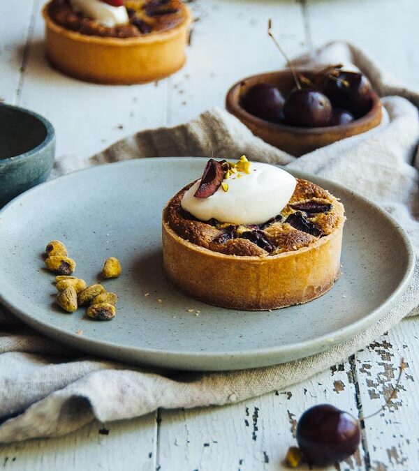 Cherry Pistachio Tart