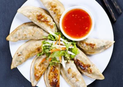 Guotie- Pot-Stickers (with Beef & Coriander)