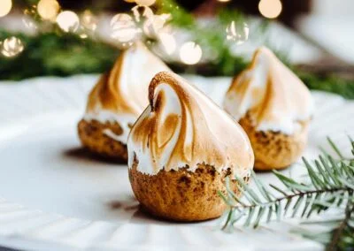 Hot Chocolate Cream Puffs