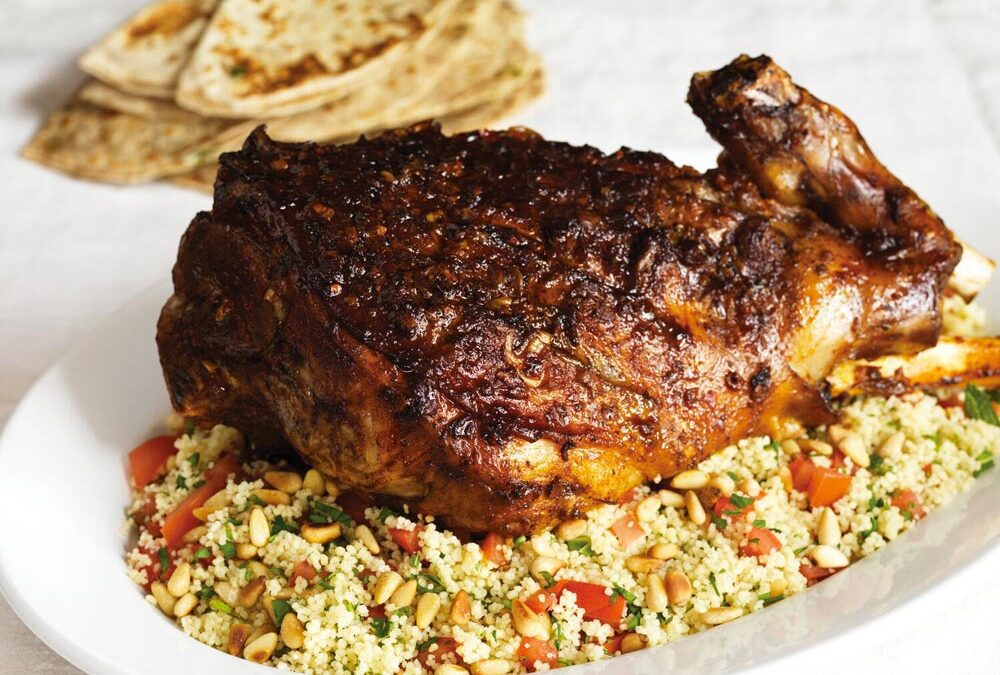 Moroccan Harissa Lamb with Couscous