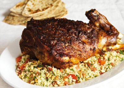 Moroccan Harissa Lamb with Couscous