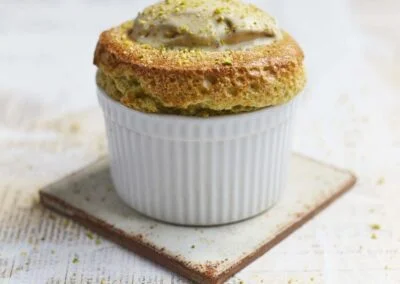 Pistachio Soufflé