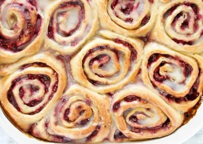 Raspberry Scrolls