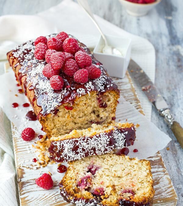 Raspberry and Coconut Cake