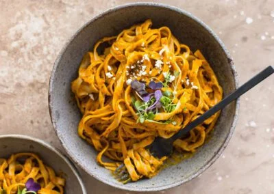 Roasted Pumpkin Fettuccine