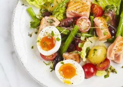 Seared Salmon Niçoise Salad