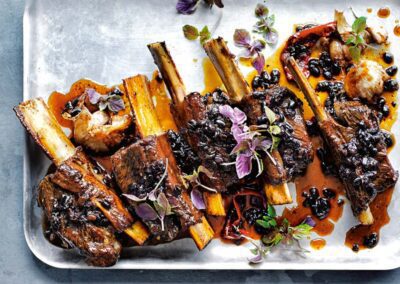 Sticky Beef Ribs with Salted Black Beans