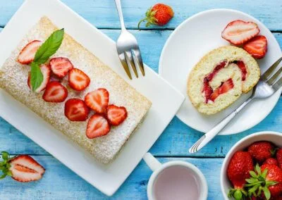 Strawberry Roulade