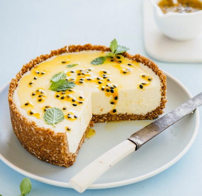 White Chocolate Passionfruit Cheesecake