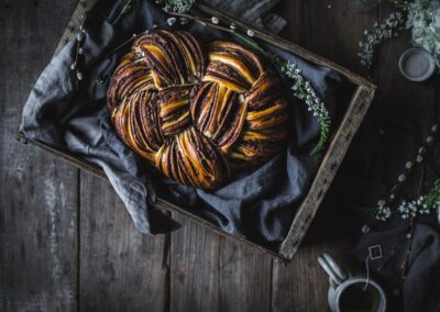 Woven Chocolate Cinnamon Bread