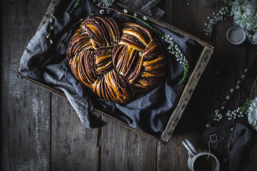 Woven Chocolate Cinnamon Bread