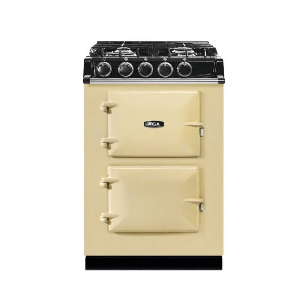 AGA Cooker eR3 60 Dual Fuel in Cream.