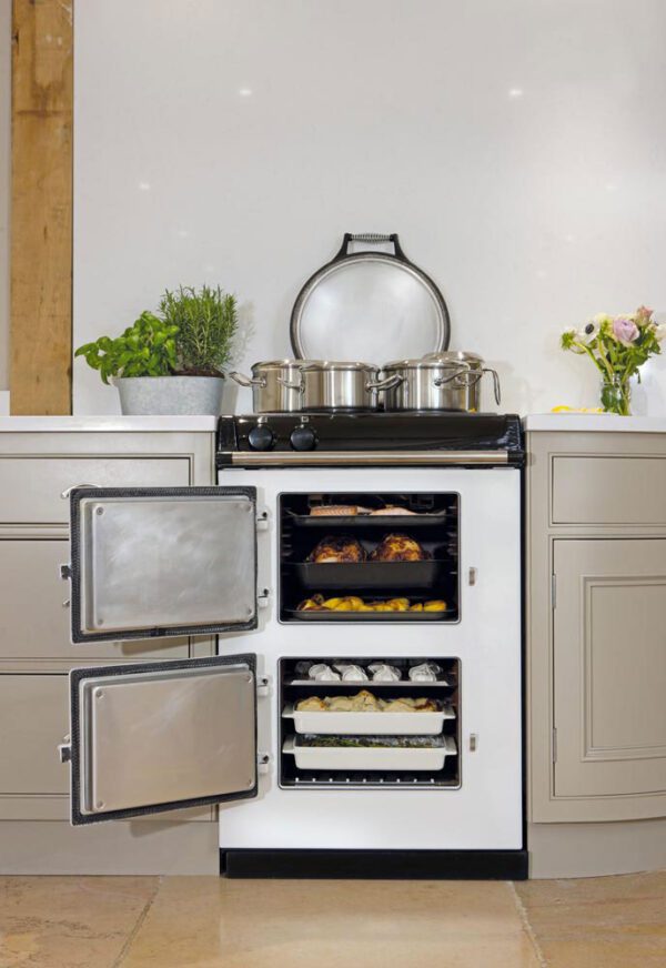 AGA Cooker eR3 60 Electric in White roomset