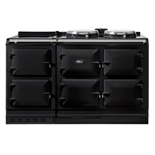 AGA Cooker eR7/R7 150 Electric with Induction Hob in Black.