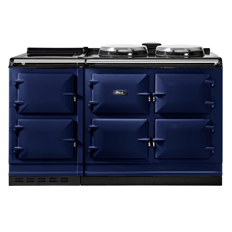 AGA Cooker eR7/R7 150 Electric with Induction Hob in Dark Blue. AGA