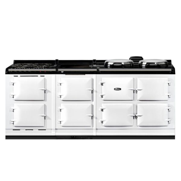 AGA Cooker R7 210 Dual Fuel in White.