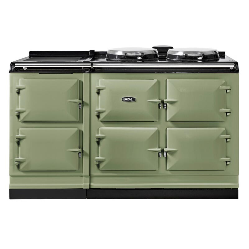 AGA Cooker eR7/R7 150 Electric with Warming Plate in Olivine. | AGA ...