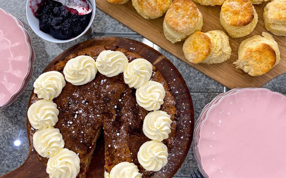 Margaret’s Best Ever Rhubarb Cake