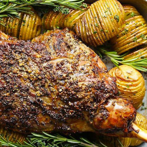 Pot Roasted Lamb in Ginger Beer