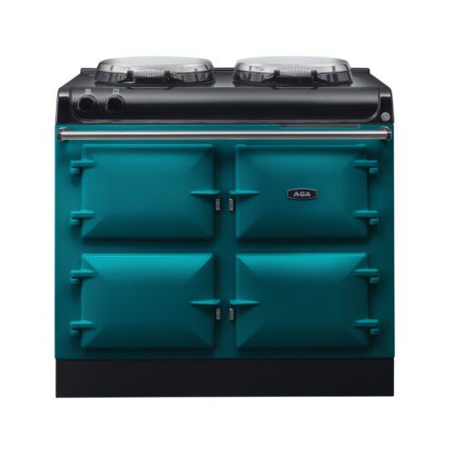 AGA R3 100 Cooker with hotplates in Salcombe Blue.