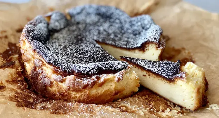 NAOMI HANSELL’S BASQUE BURNT CHEESECAKE