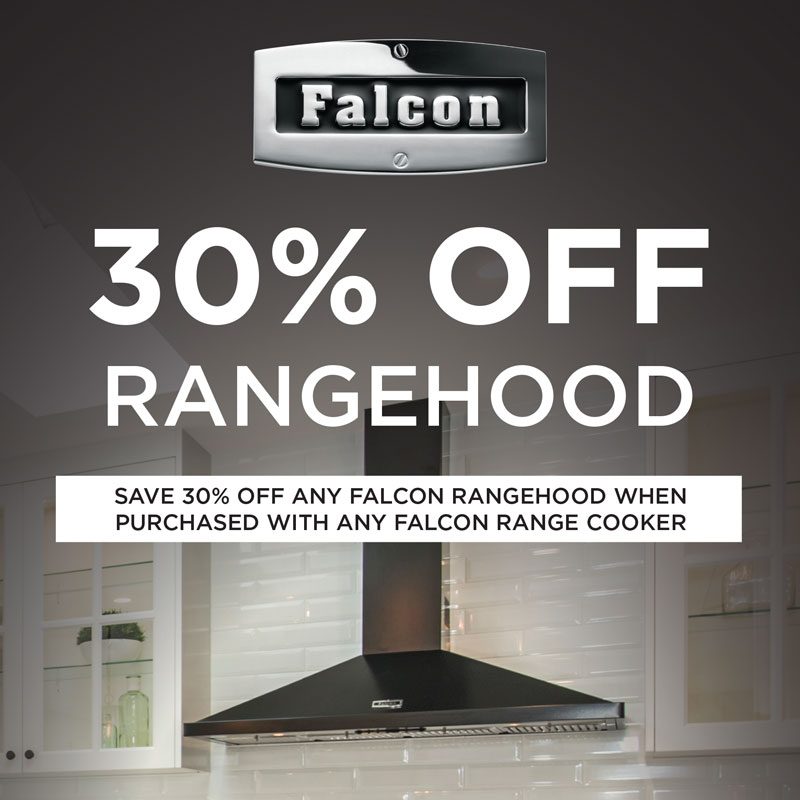 Falcon Rangehood 30% Off when purchased with Falcon Oven