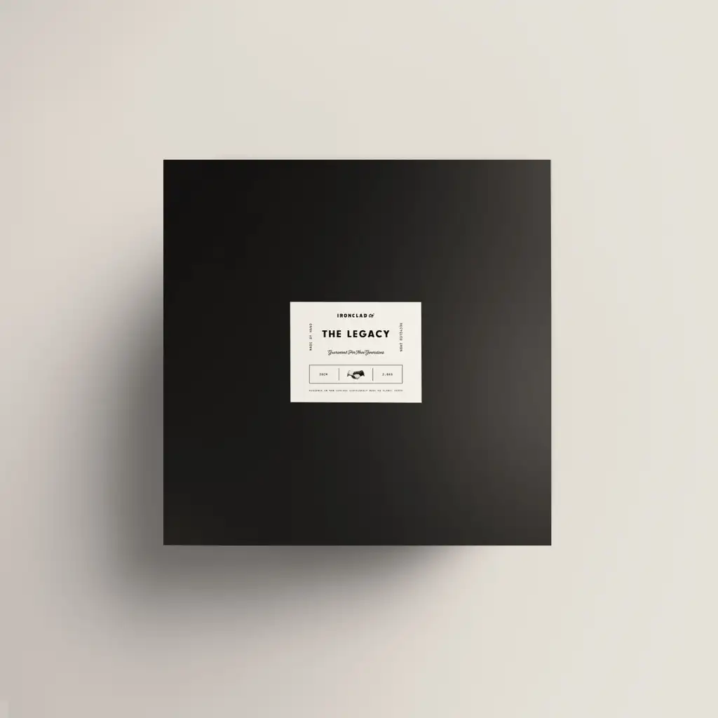 Ironclad cast iron Legacy Pan box