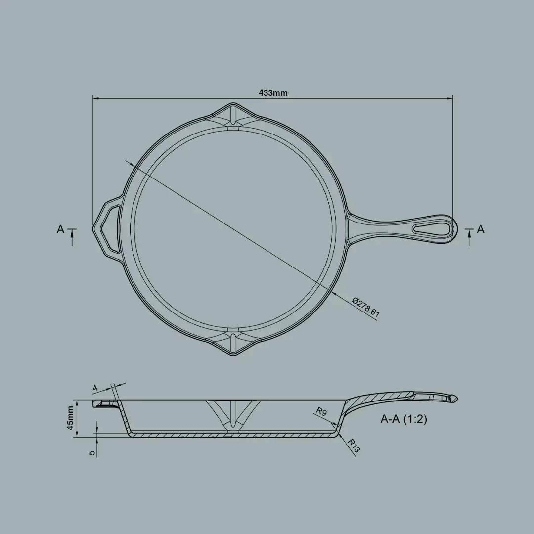 Ironclad cast iron Legacy Pan