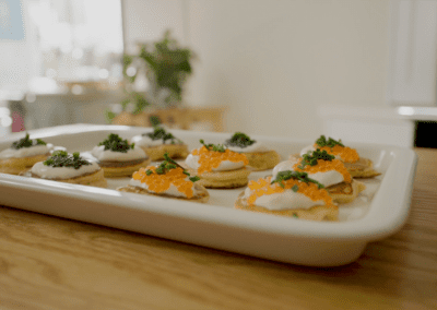 IAN CURLEY’S CAVIAR AND BLINIS