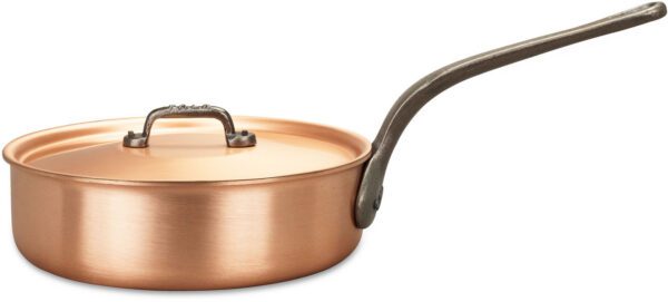 Falk Copper Cookware Classic Sauté pan 24cm + Lid