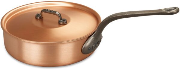 Falk Copper Cookware Classic Sauté pan 24cm + Lid