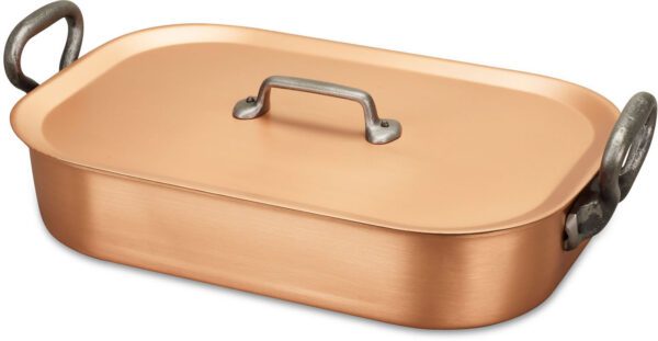 Falk Copper Cookware Classic Roast Tray 35 x 23cm + Lid