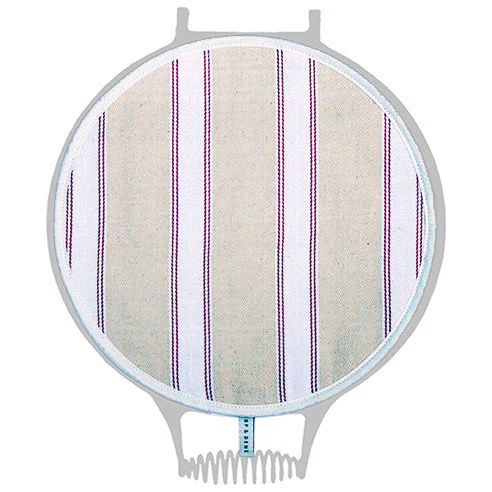 Crisp & Dene Pink Utility Stripe Chef's Pad