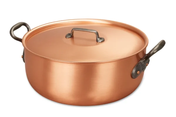 Falk Copper Cookware Classic Jam Pan 32cm with lid